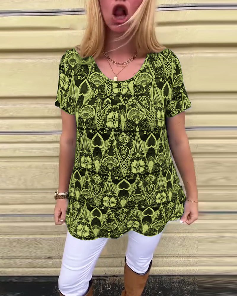 Rita | Retro Zomer T-Shirt - Lune Amsterdam