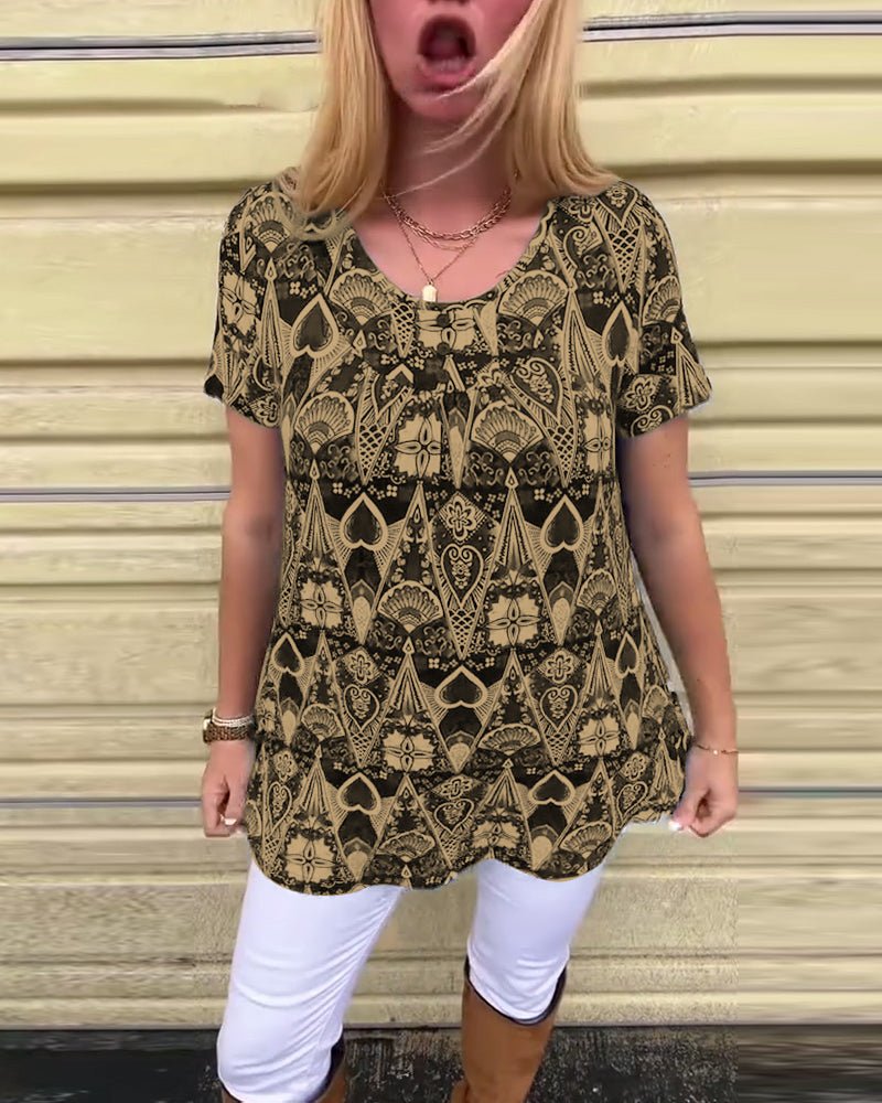 Rita | Retro Zomer T-Shirt - Lune Amsterdam