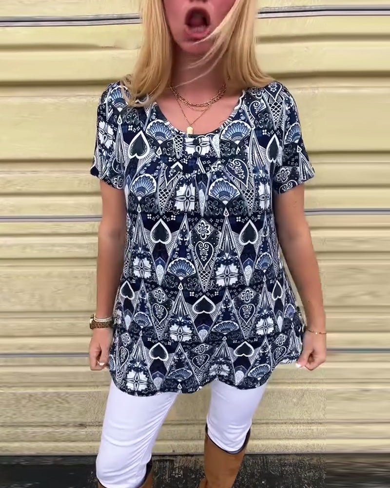 Rita | Retro Zomer T-Shirt - Lune Amsterdam