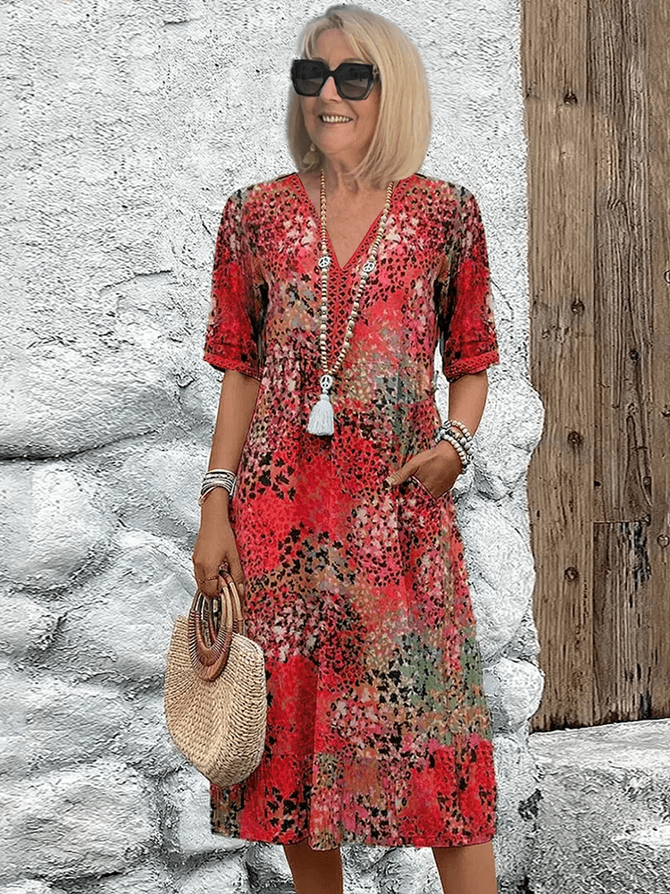 Sandra™ | Midi - jurk - Lune Amsterdam