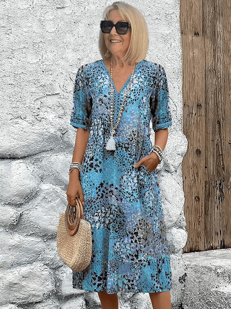 Sandra™ | Midi - jurk - Lune Amsterdam