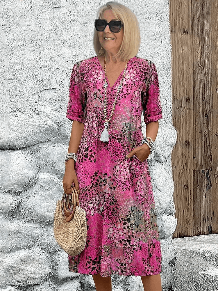 Sandra™ | Midi - jurk - Lune Amsterdam