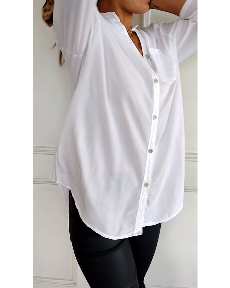 Sarah | Sequin Blouse - Lune Amsterdam