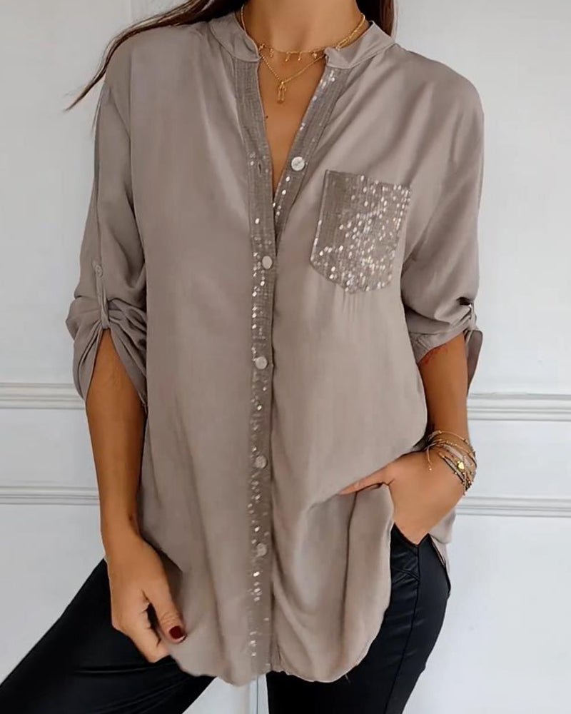 Sarah | Sequin Blouse - Lune Amsterdam