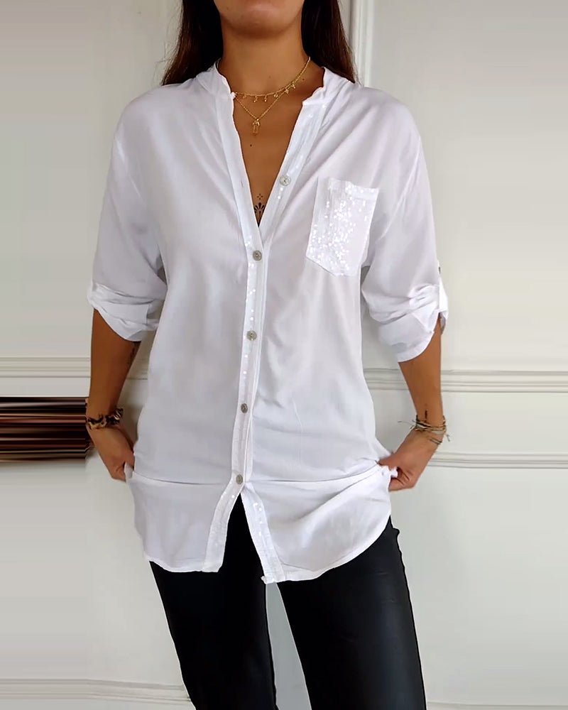 Sarah | Sequin Blouse - Lune Amsterdam
