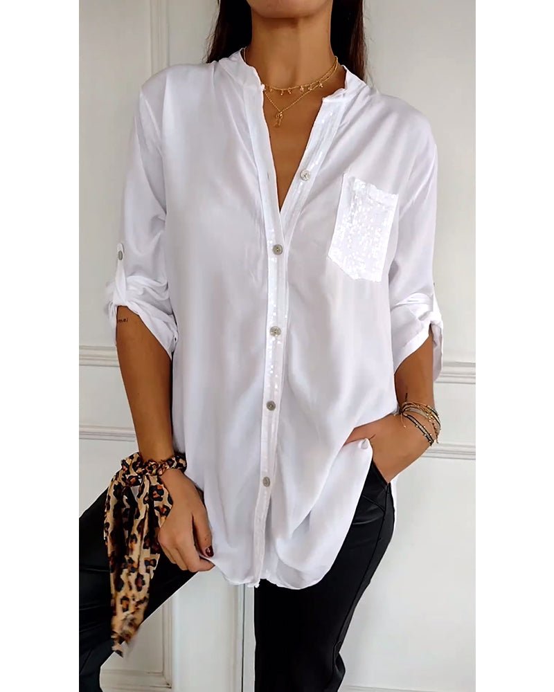 Sarah | Sequin Blouse - Lune Amsterdam