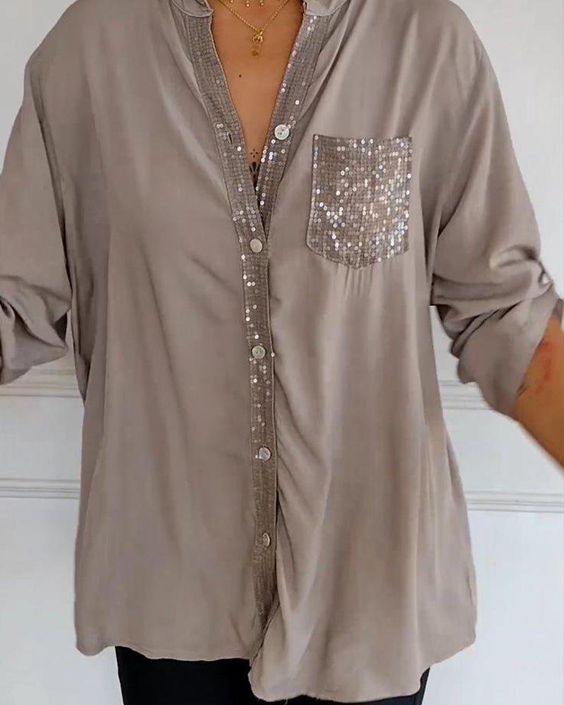 Sarah | Sequin Blouse - Lune Amsterdam