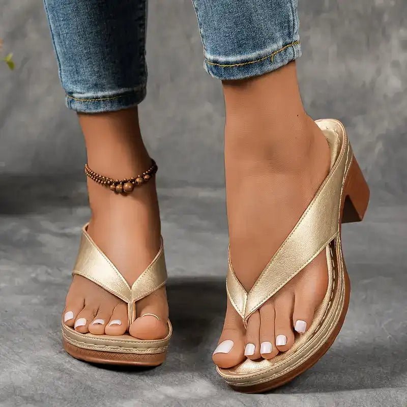 Sharon™ | Comfortabele sandalen met hak - Lune Amsterdam