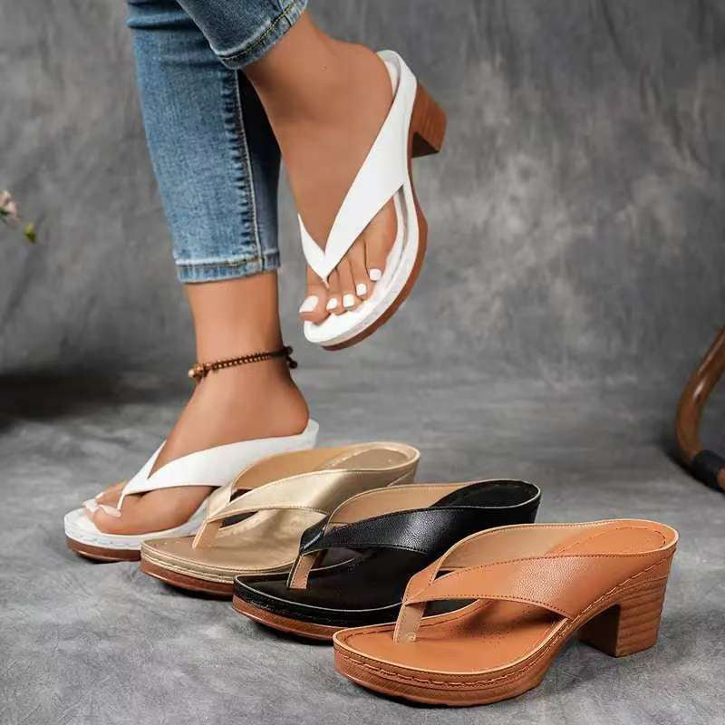 Sharon™ | Comfortabele sandalen met hak - Lune Amsterdam