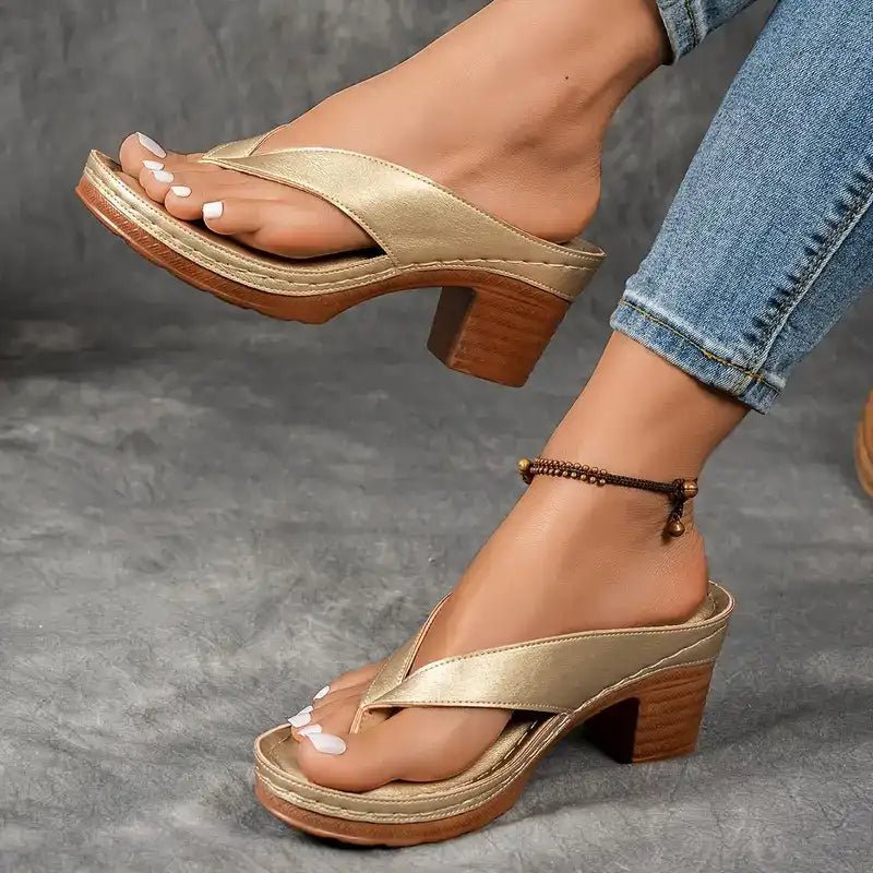 Sharon™ | Comfortabele sandalen met hak - Lune Amsterdam