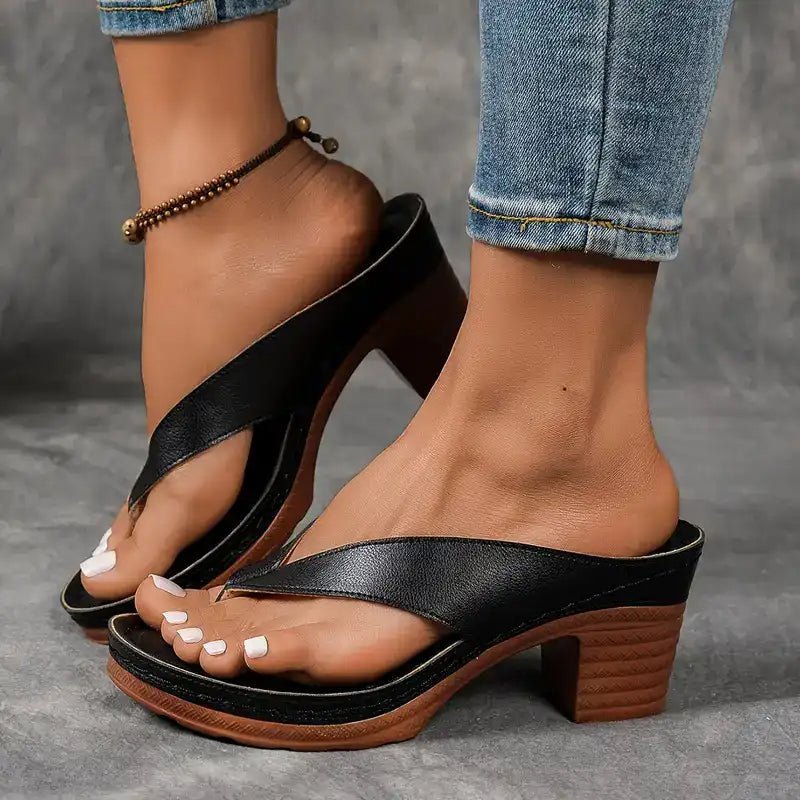 Sharon™ | Comfortabele sandalen met hak - Lune Amsterdam