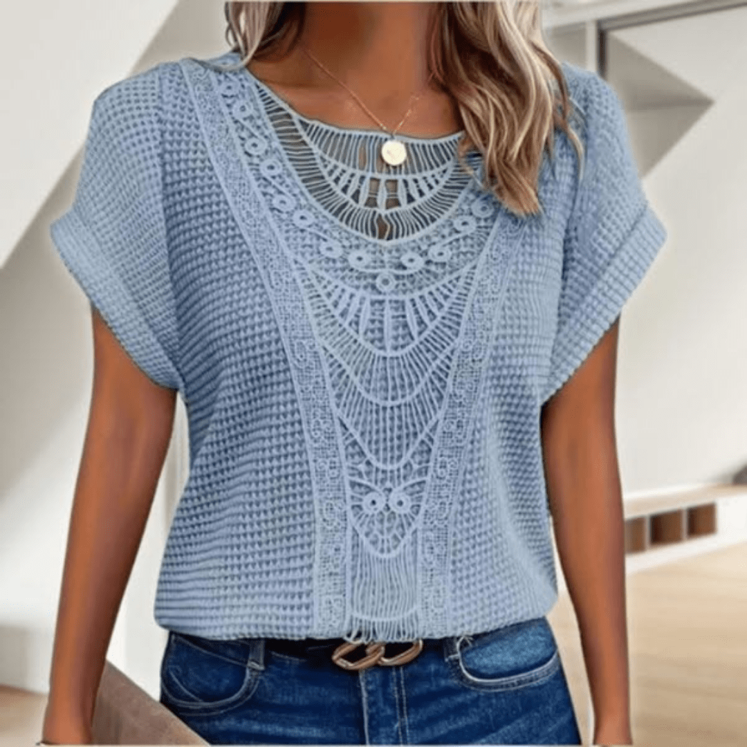 Stella™ | Elegante Ibiza - style blouse - Lune Amsterdam