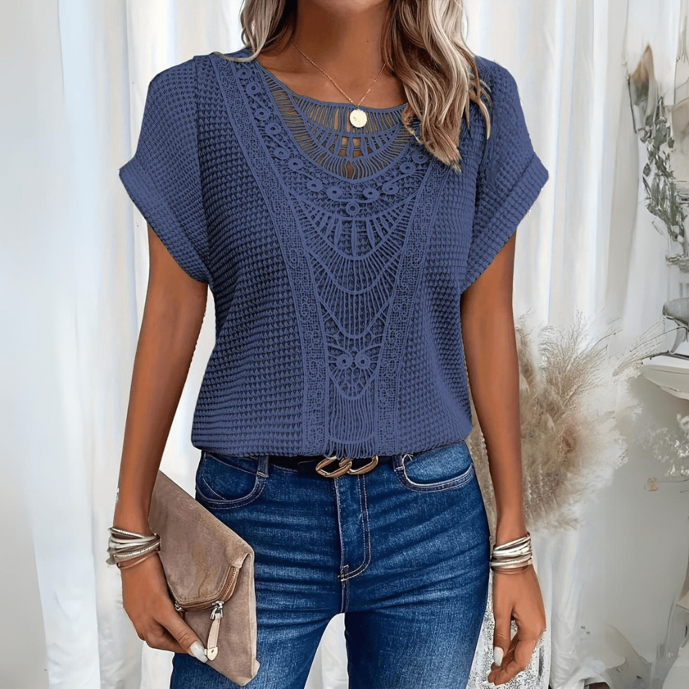 Stella™ | Elegante Ibiza - style blouse - Lune Amsterdam