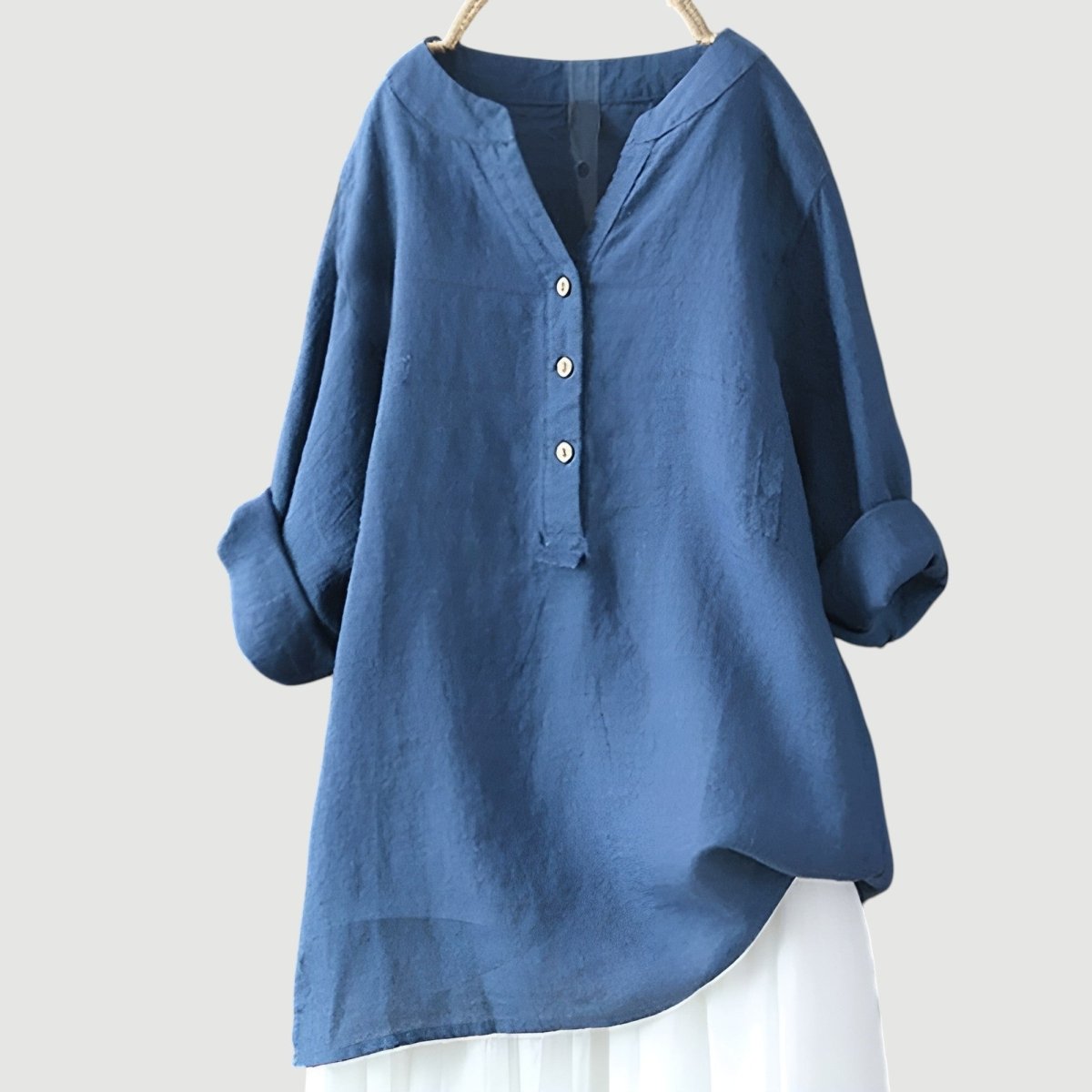 Syl™ | Luchtige en Comfortabele Linnen Damesblouse - Lune Amsterdam