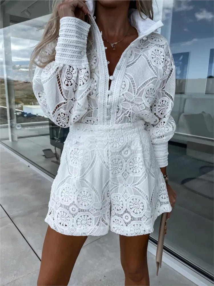 Valerie | Co - ord Set Kant - Lune Amsterdam