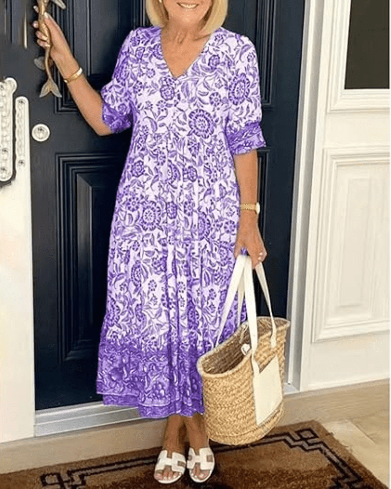 Vanessa™ | Elegante en comfortabele zomerjurk - Lune Amsterdam