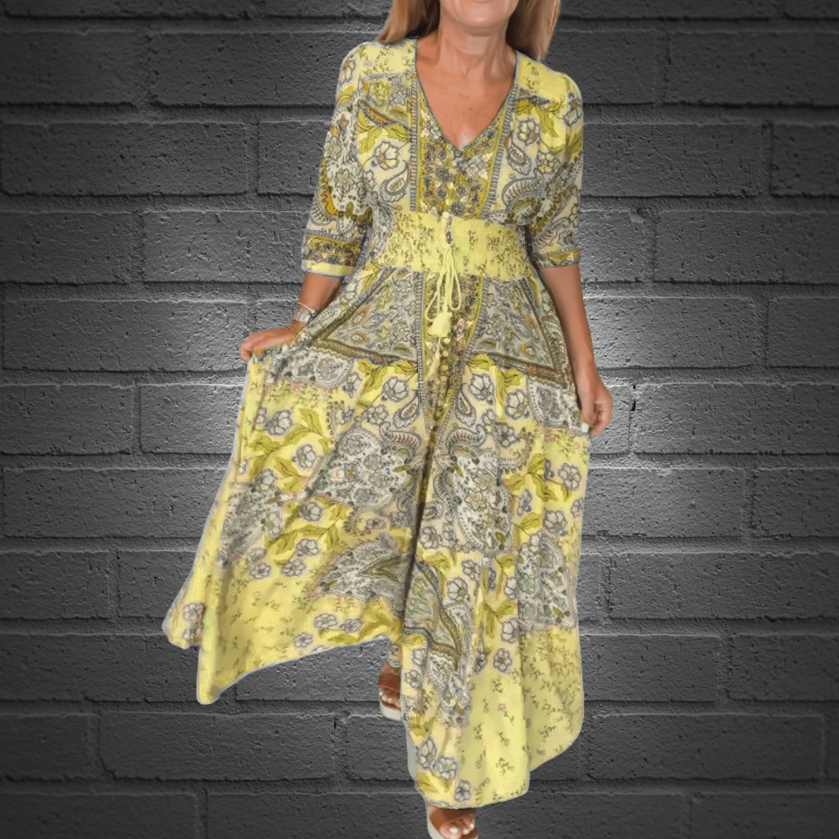 Veerle™ | Maxi - Jurk - Lune Amsterdam