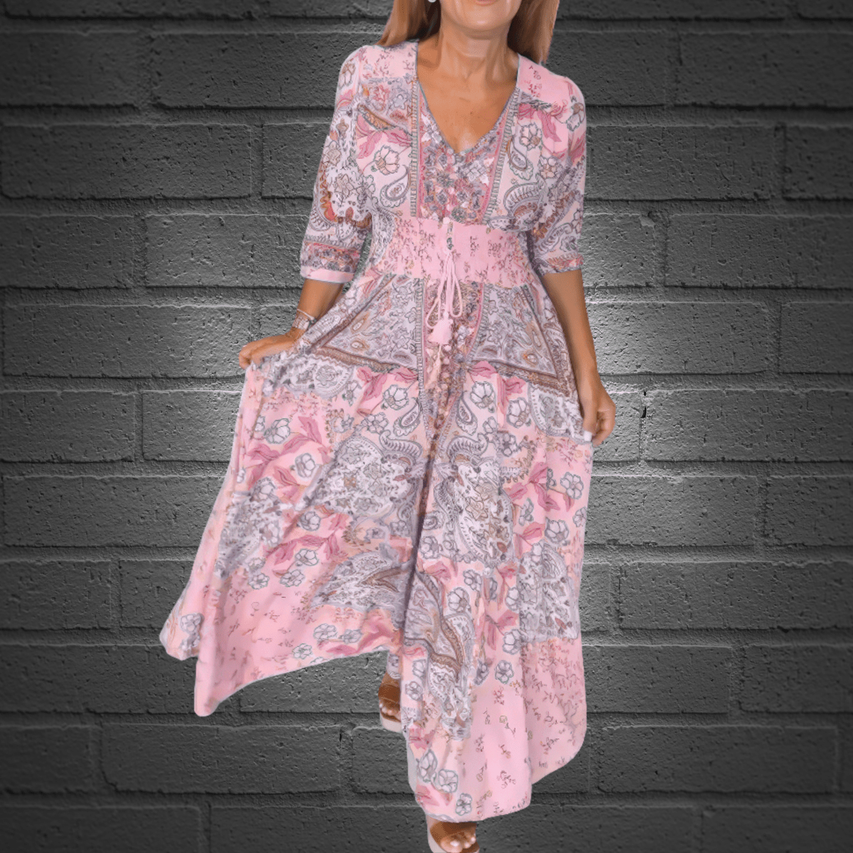Veerle™ | Maxi - Jurk - Lune Amsterdam