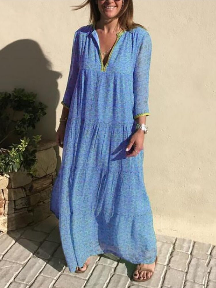 Violet | Maxi Jurk - Lune Amsterdam