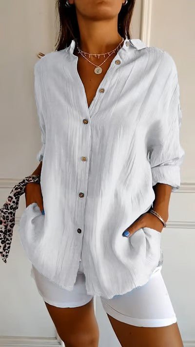 Vivien | Lente Blouse - Lune Amsterdam