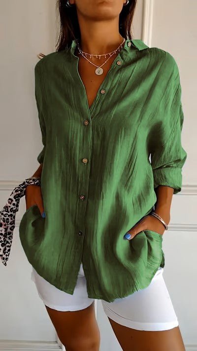 Vivien | Lente Blouse - Lune Amsterdam