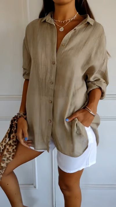Vivien | Lente Blouse - Lune Amsterdam
