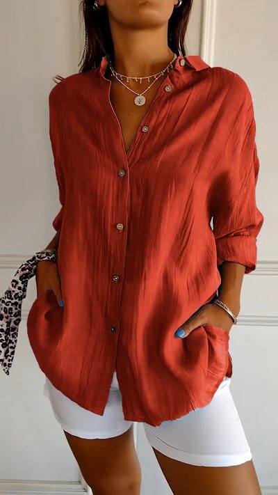 Vivien | Lente Blouse - Lune Amsterdam