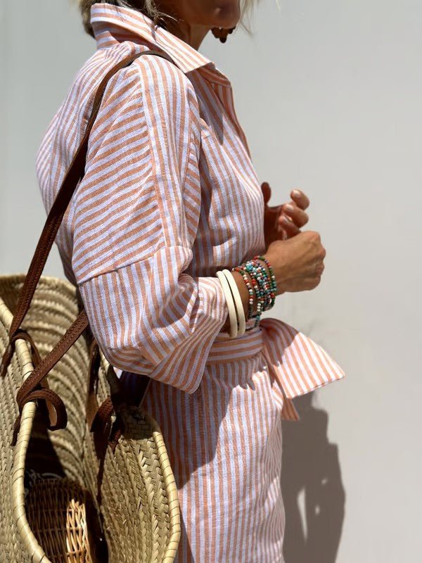 Vivienne | Linnen Maxi Jurk - Lune Amsterdam