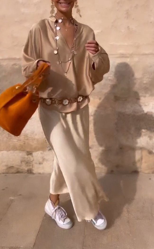 Yasmine | Satin Co - ord Set - Lune Amsterdam
