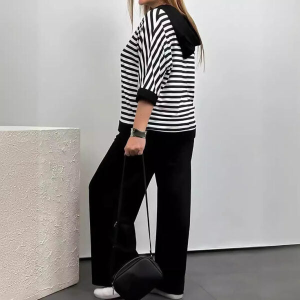 Angela | Striped Co - ord Set - Lune Amsterdam