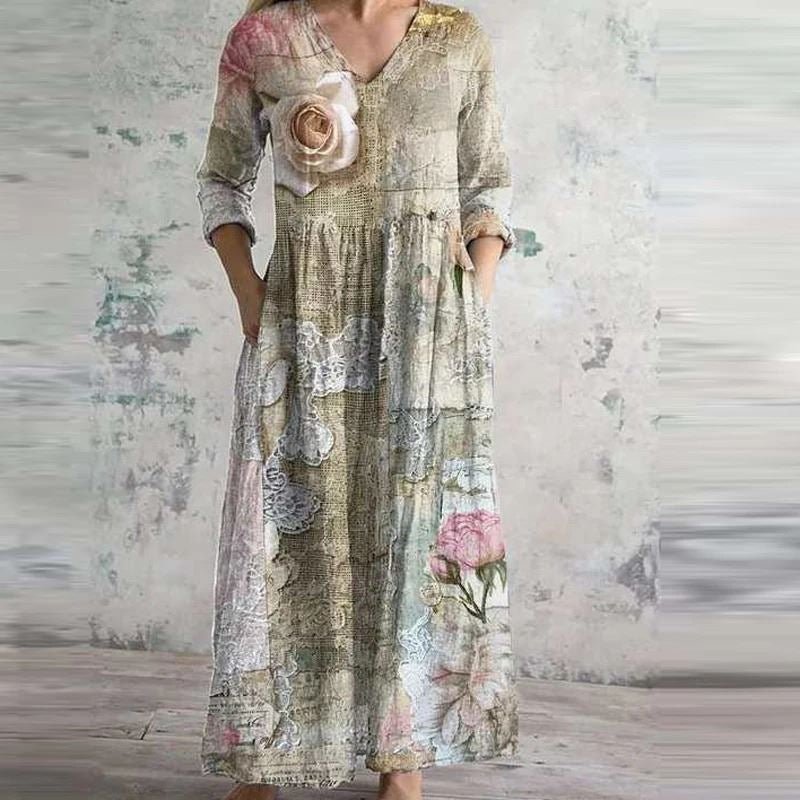 Celeste™ | Maxi - jurk - Lune Amsterdam
