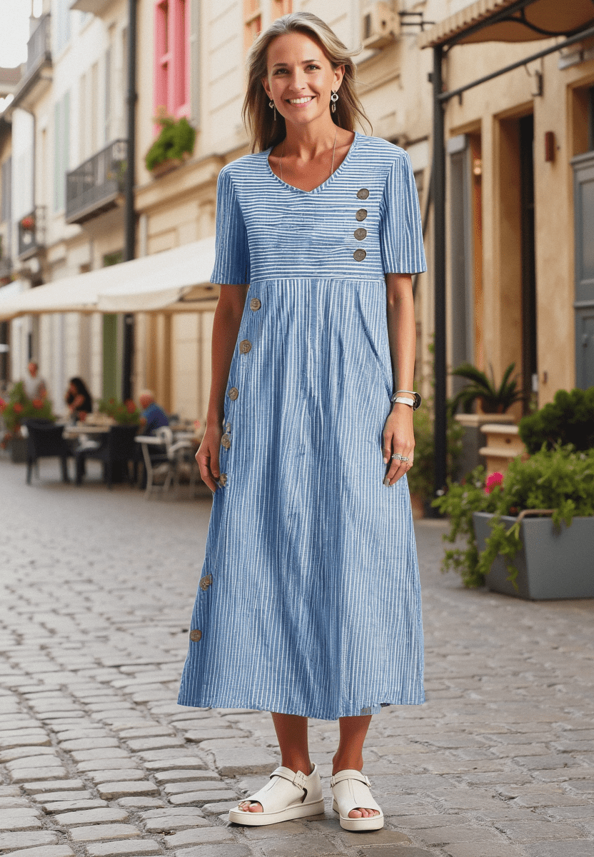 Emma™ | Midi - Jurk - Lune Amsterdam