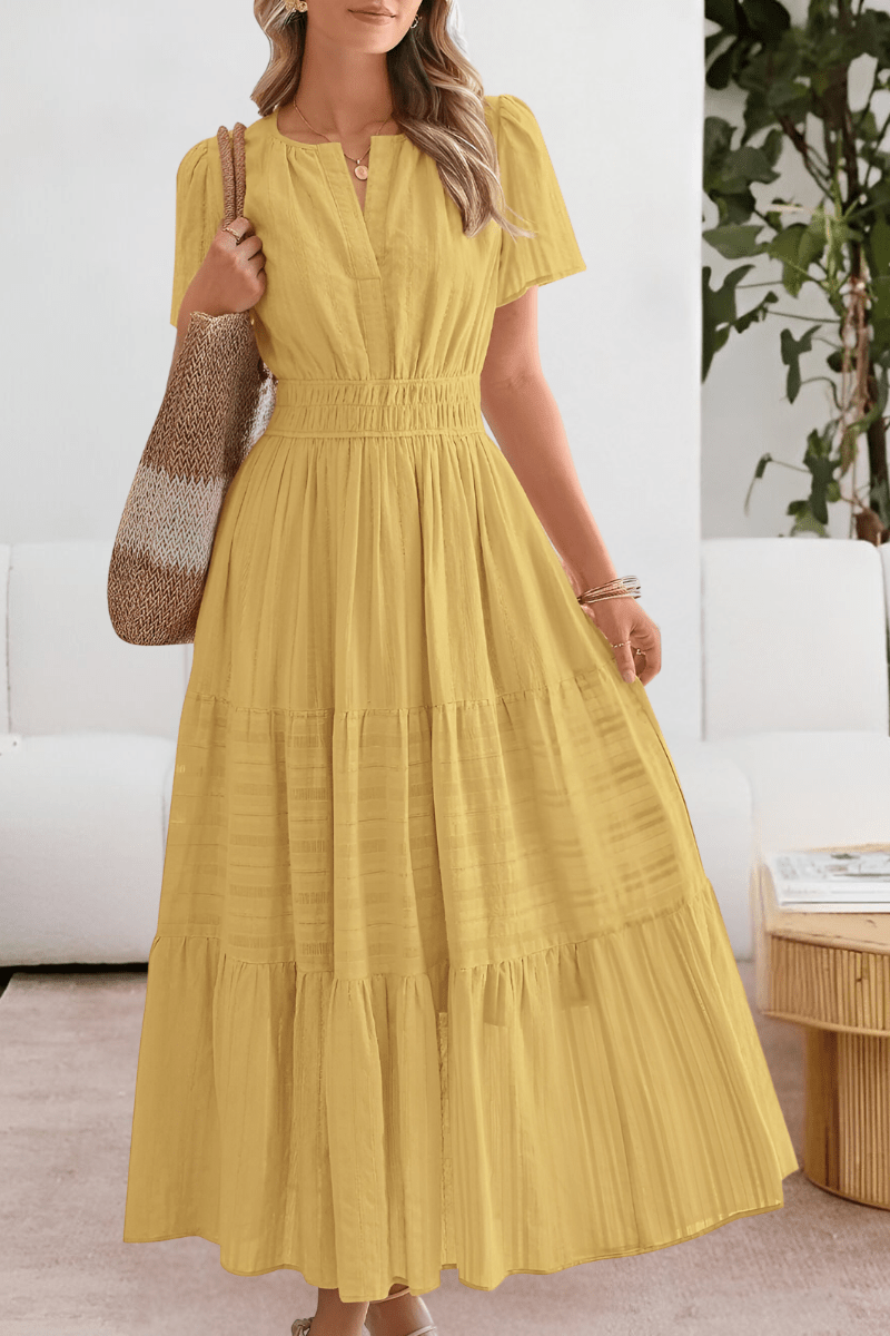Evelien™ | Boho Breeze Zomerjurk - Lune Amsterdam