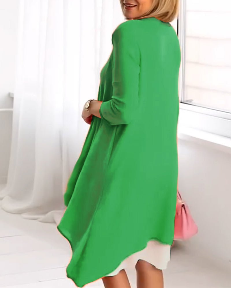 Fabiola | Tweedelig Midi Jurk - Lune Amsterdam