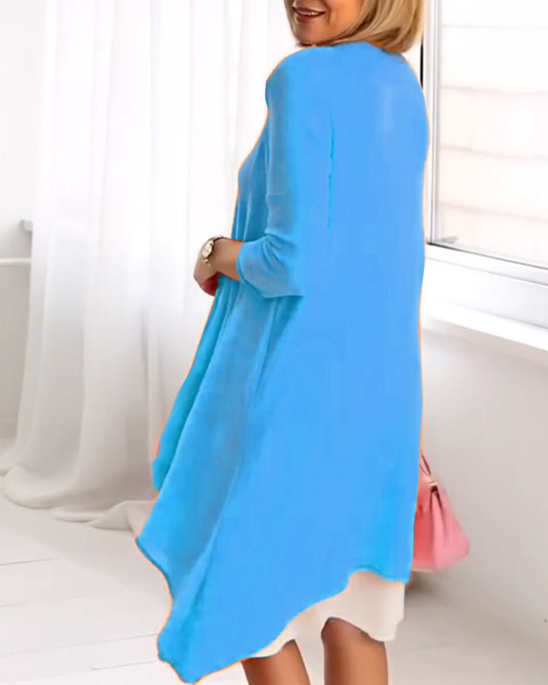 Fabiola | Tweedelig Midi Jurk - Lune Amsterdam