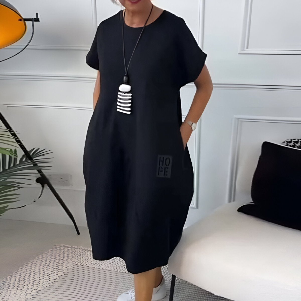 Inez™ | Comfort Jurk - Lune Amsterdam