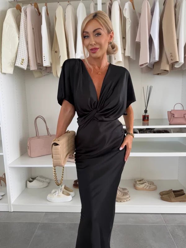 Isabel | Maxi Satin Jurk - Lune Amsterdam