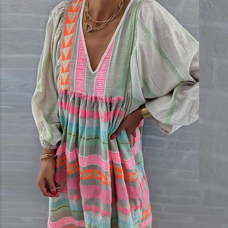 Joceline | Bohemian Maxi Jurk - Lune Amsterdam
