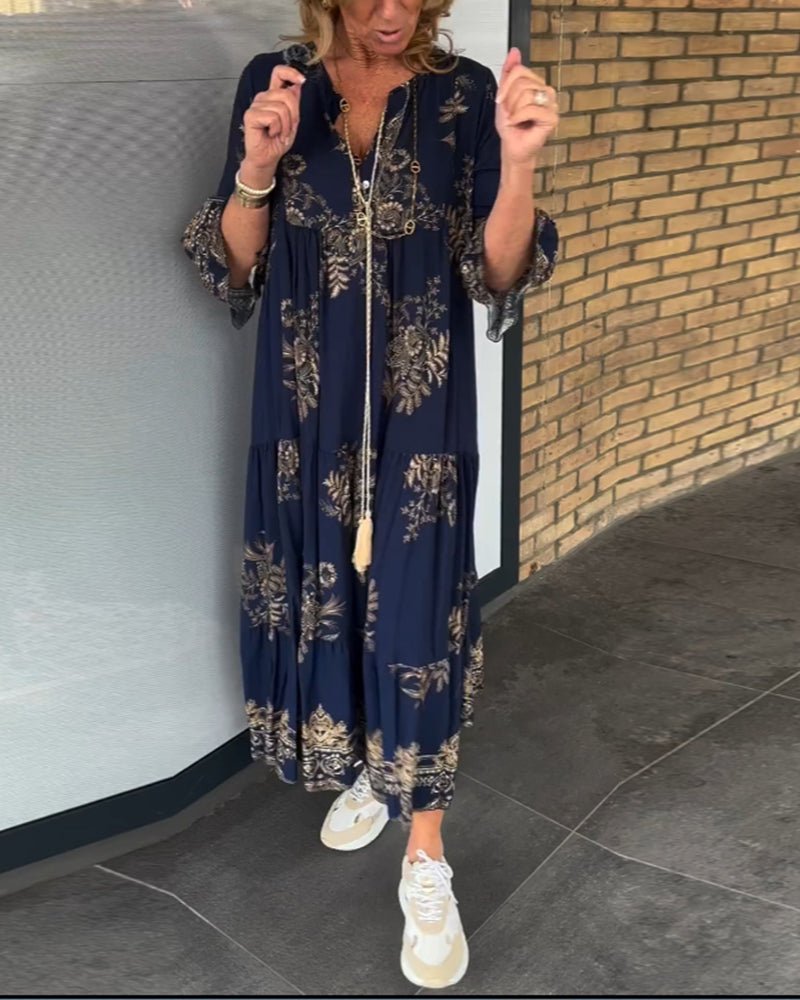 Judith | Maxi Bohemian Jurk - Lune Amsterdam
