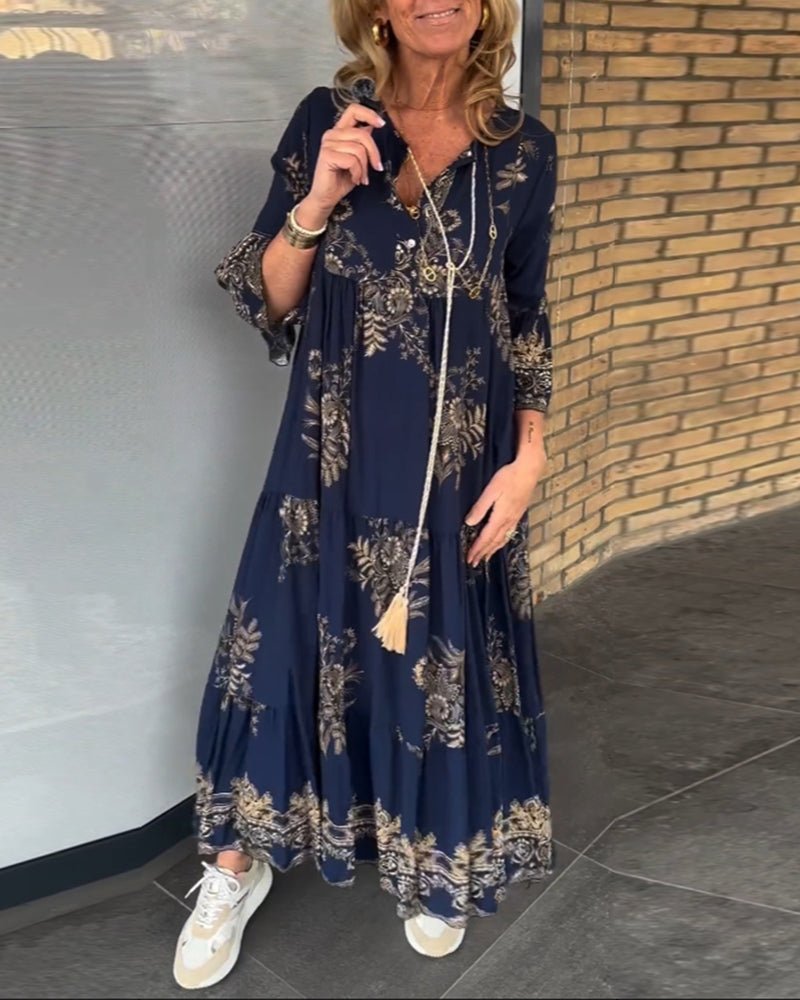 Judith | Maxi Bohemian Jurk - Lune Amsterdam