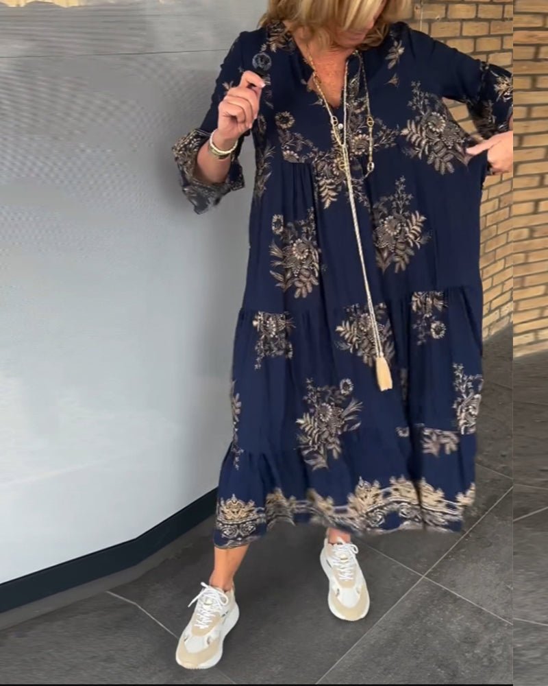 Judith | Maxi Bohemian Jurk - Lune Amsterdam