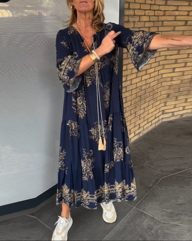 Judith | Maxi Bohemian Jurk - Lune Amsterdam