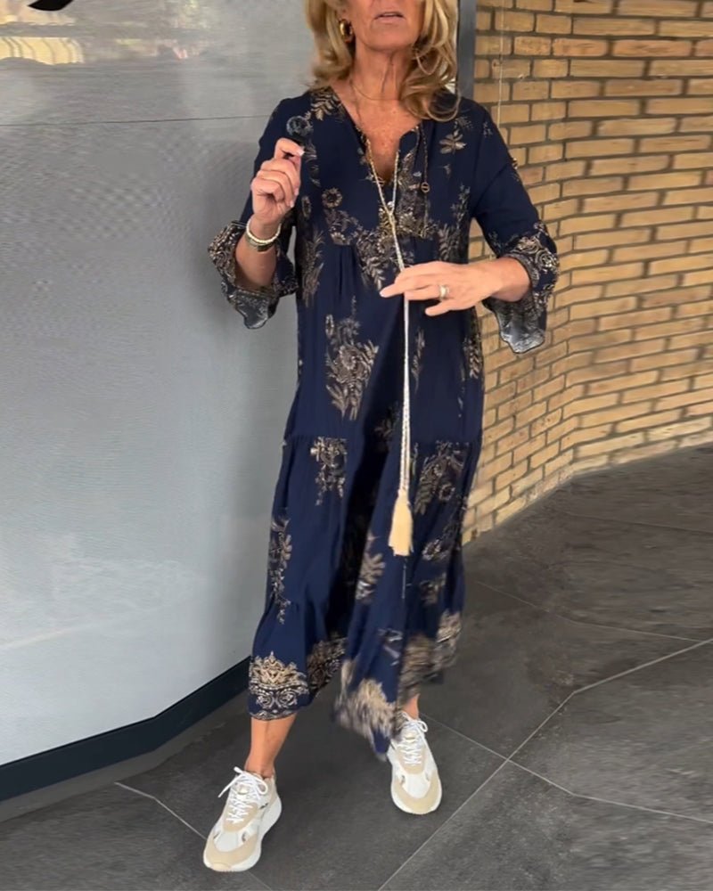 Judith | Maxi Bohemian Jurk - Lune Amsterdam