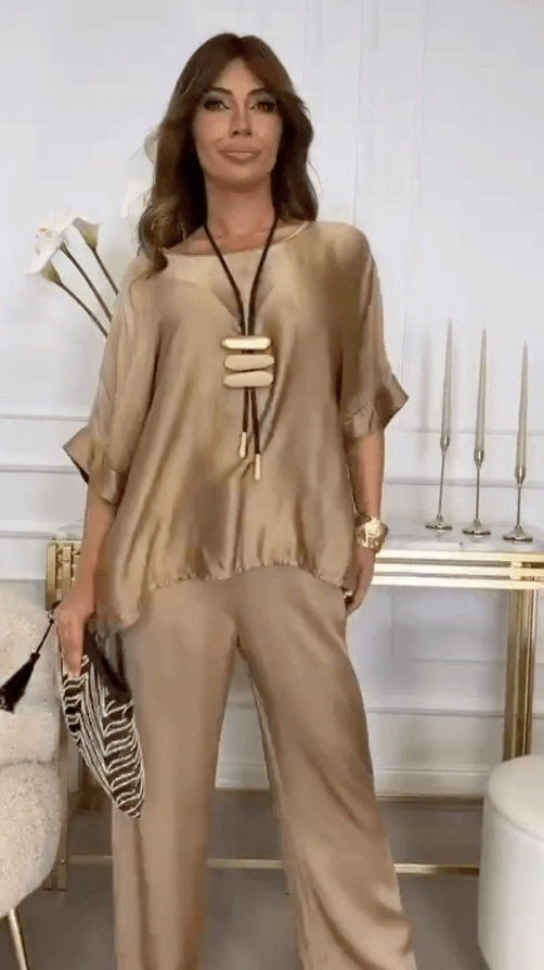 Kaitlyn | Satin Co - ord Set - Lune Amsterdam