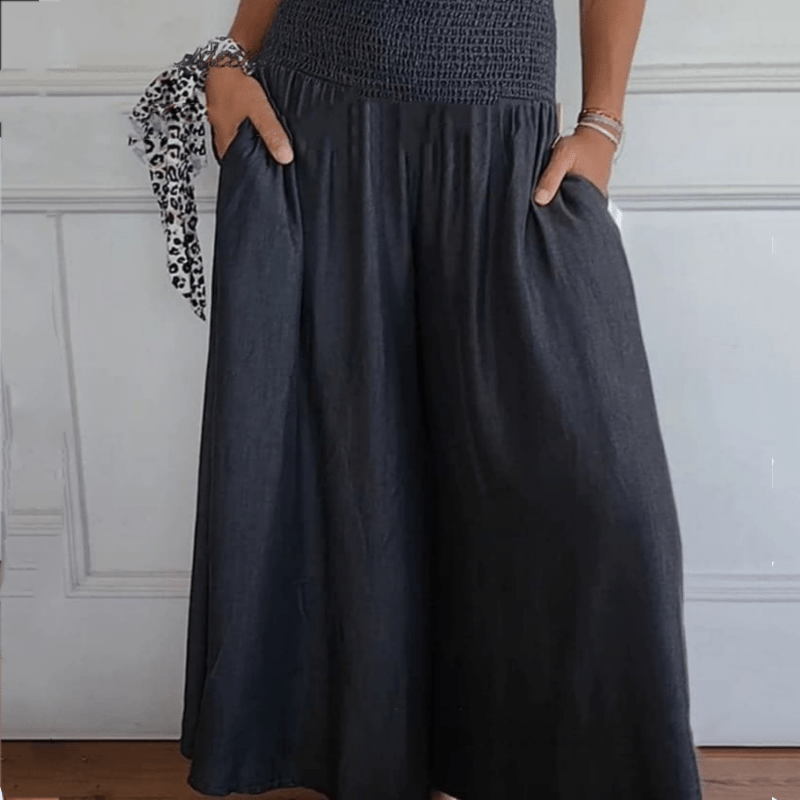 Kayla | Wijde Denim Broek - Lune Amsterdam