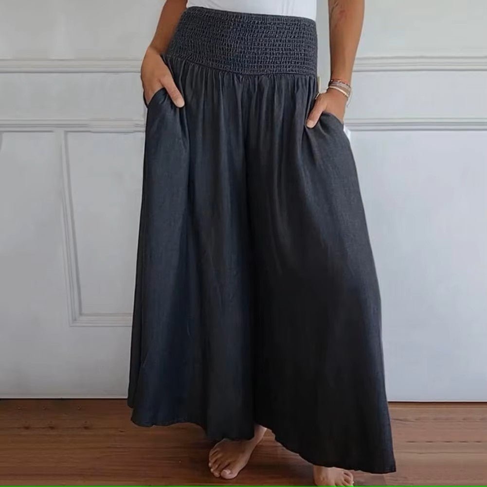 Kayla | Wijde Denim Broek - Lune Amsterdam