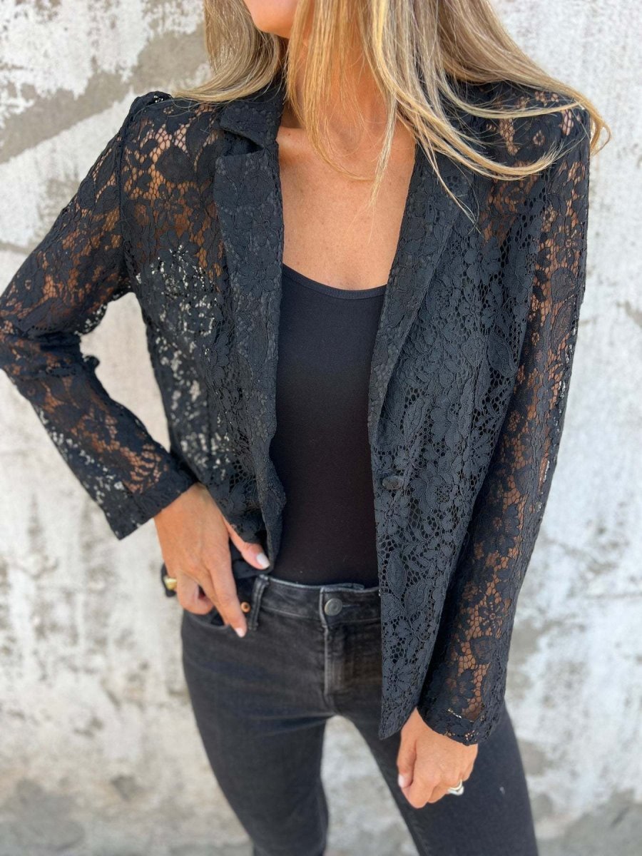Lara™ | kanten blazer - Lune Amsterdam