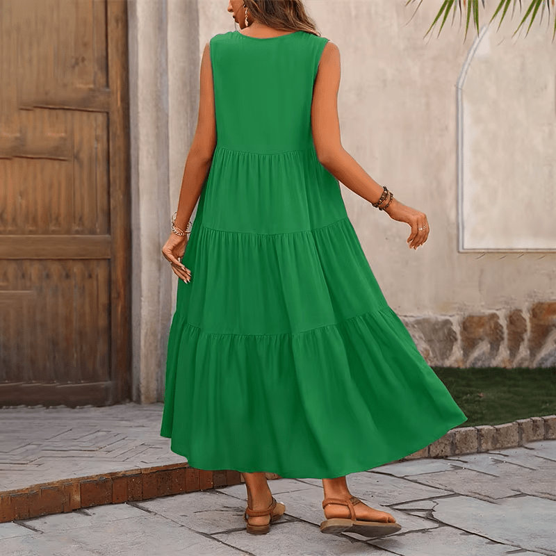 Lina | Maxi Zomer Jurk - Lune Amsterdam