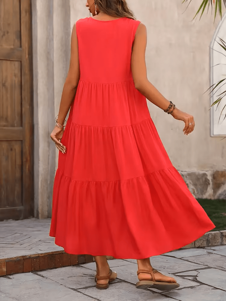 Lina | Maxi Zomer Jurk - Lune Amsterdam