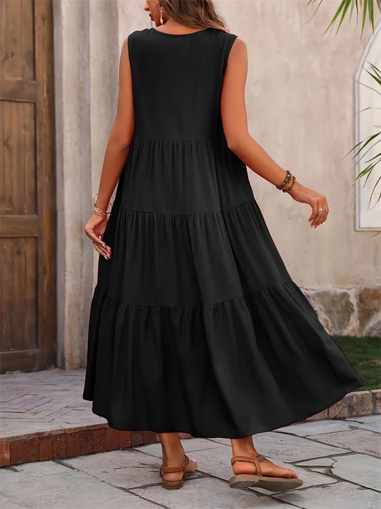 Lina | Maxi Zomer Jurk - Lune Amsterdam